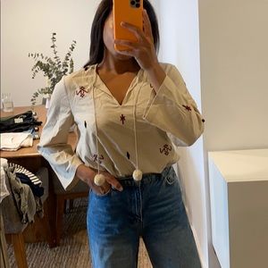 Madewell Linen canvas blend tunic